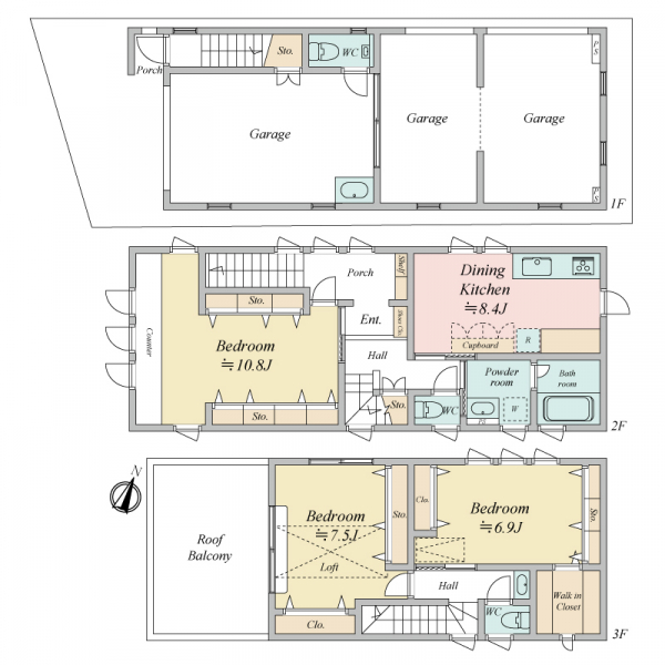 町田市金森東４丁目 間取図