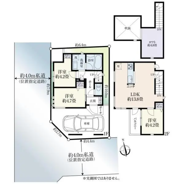 練馬区東大泉７丁目 間取図