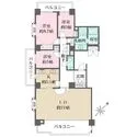 パークハウス多摩川南五番館 広々とした約26.5帖のリビングダイニングキッチン
