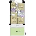 ブローデン青木町公園 専有面積81.42m2　専用庭31.55m2