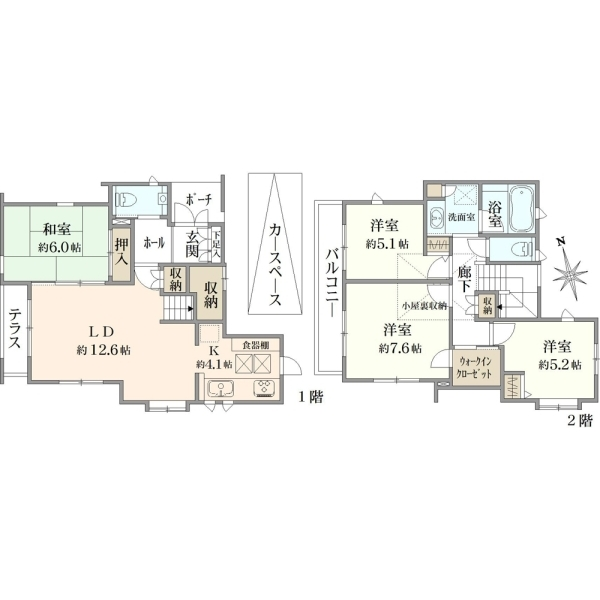 西東京市谷戸町２丁目 間取図