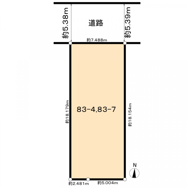 名古屋市北区中切町１丁目 間取図