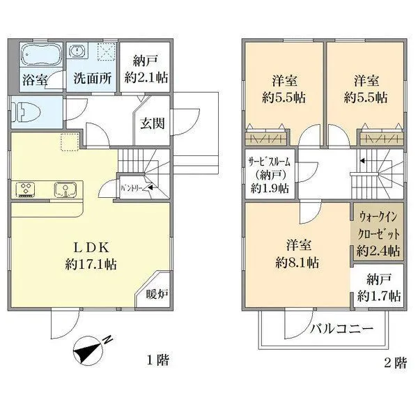 日野市新町５丁目 間取図