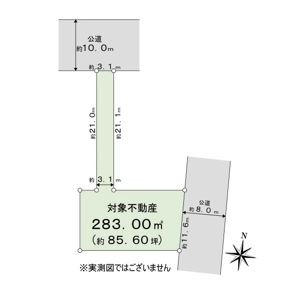 名古屋市名東区藤が丘 間取図