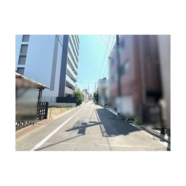 台東区日本堤1丁目 前面道路