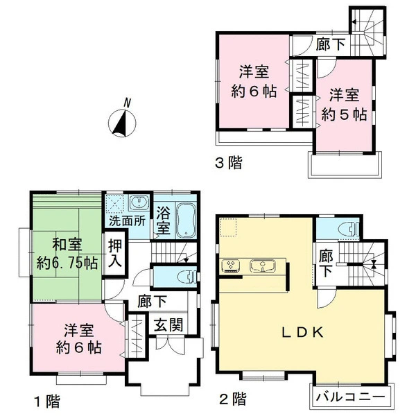杉並区堀ノ内２丁目 間取図