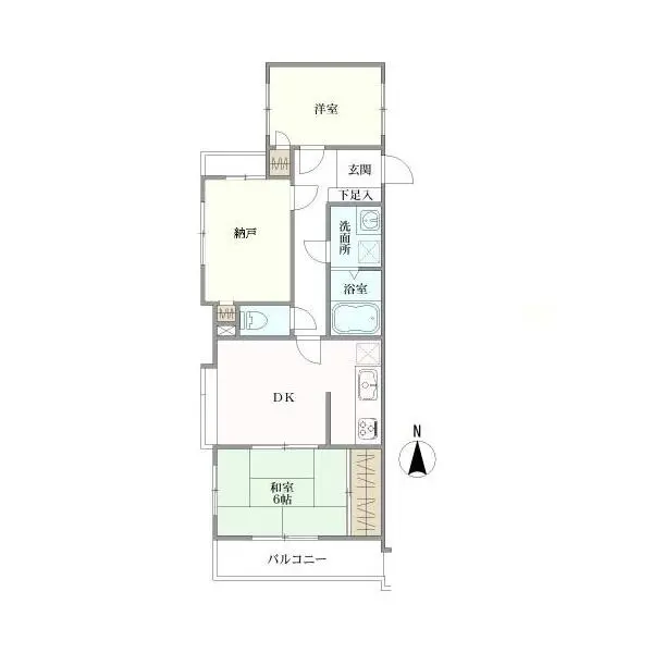 セザール中板橋 間取図