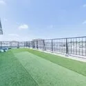 ファインスクェア府中緑町 29.32平米のゆとりあるルーフバルコニー（眺望は永続的に保証されるものではありません。）