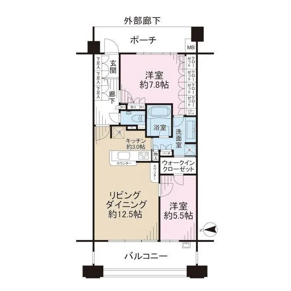 グランフォーレ戸塚ヒルブリーズ 間取図