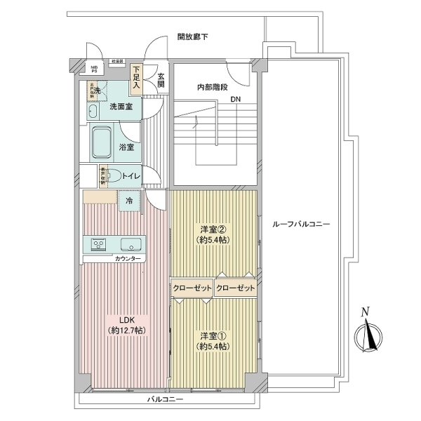 ネオコーポ国分寺 間取図