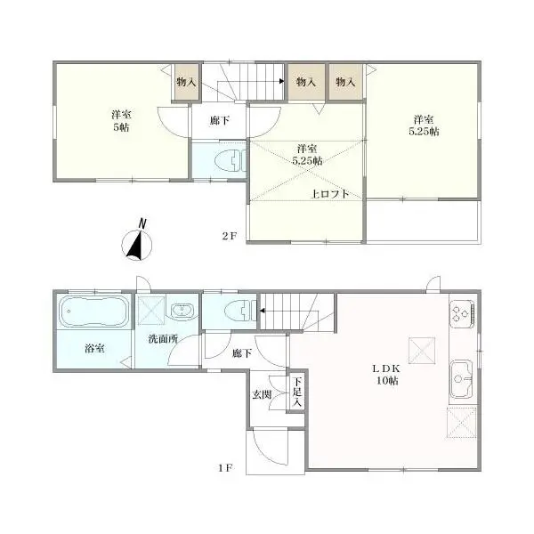 大和市代官２丁目 間取図