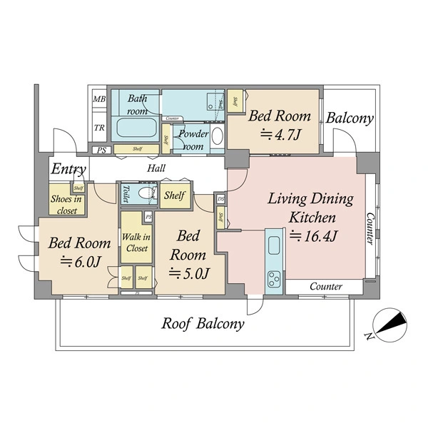 ジェイパーク亀戸 間取図
