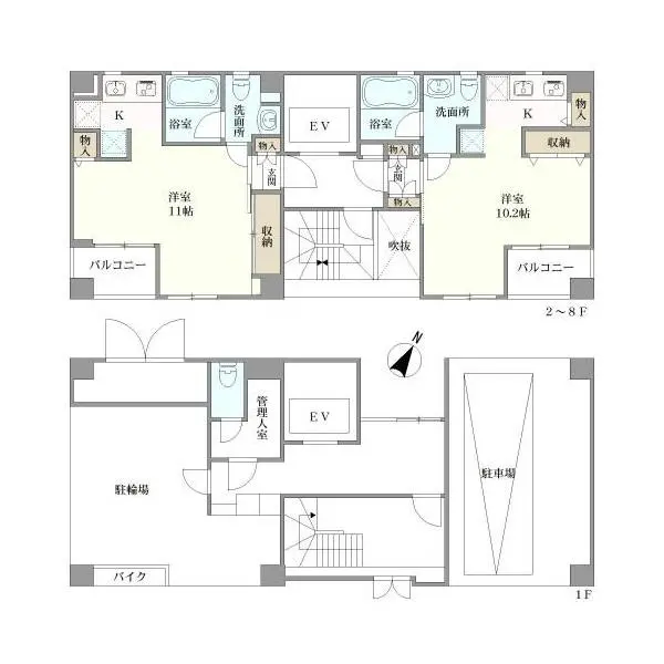 台東区千束４丁目 間取図