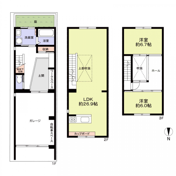 京都市左京区仁王門通新高倉東入北門前町 間取図