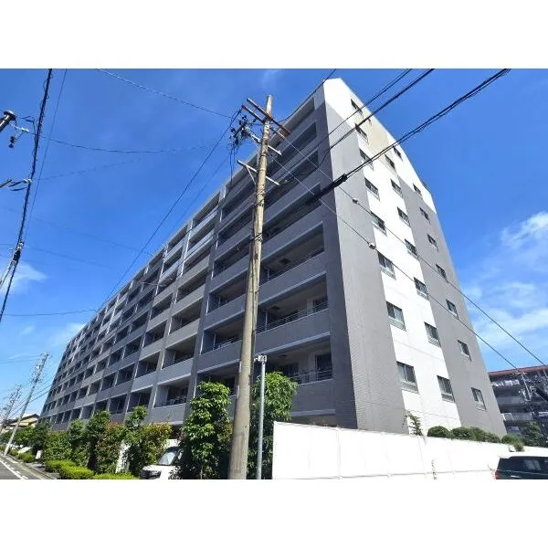 プラウド平安通 現地南東方向から撮影した建物外観