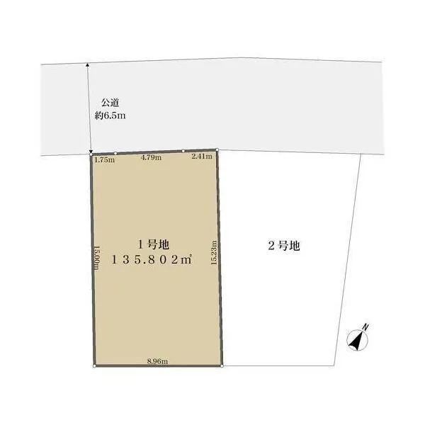 横浜市港南区日限山４丁目 区画図