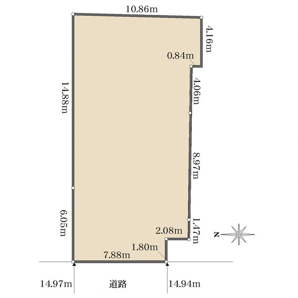 京都市南区八条町 間取図
