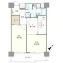 津田沼ハイライズ 間取図