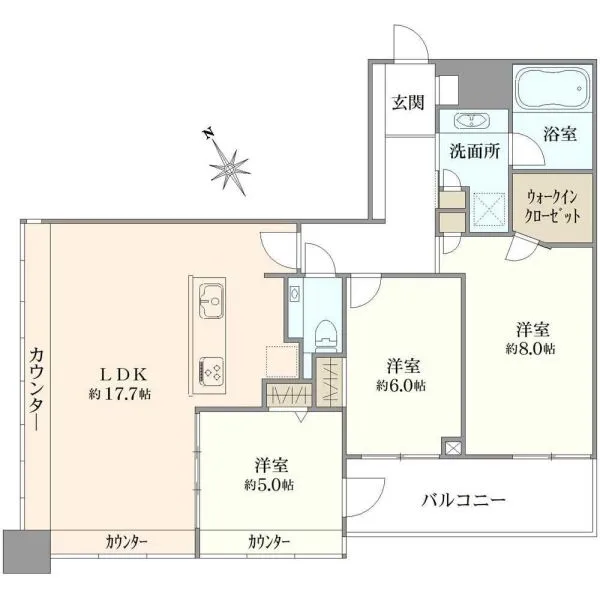 アウルタワー 間取図