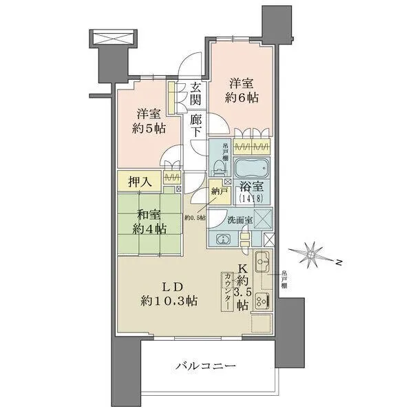 ザ・パークハウス町田 間取図