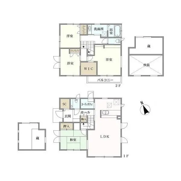 横浜市瀬谷区宮沢１丁目 間取図