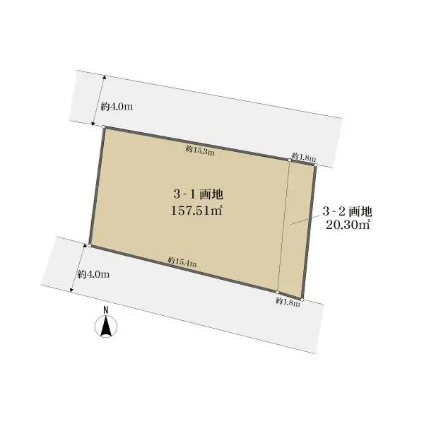 川口市大字東本郷 区画図