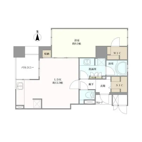 アーバンライフフォルムズ烏丸御池 間取図