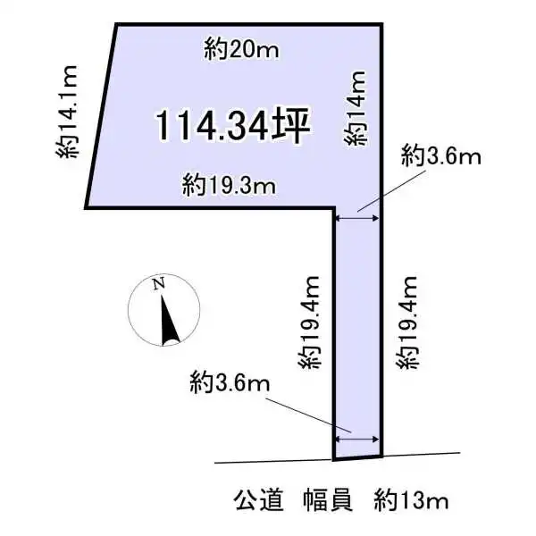 名古屋市瑞穂区彌富町字清水ケ岡 間取図