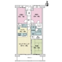 ライオンズマンション日暮里南公園 間取図