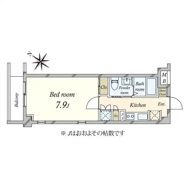 ステージファースト田園調布アジールコート 間取図