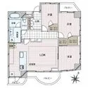 ロワール北千住 間取図