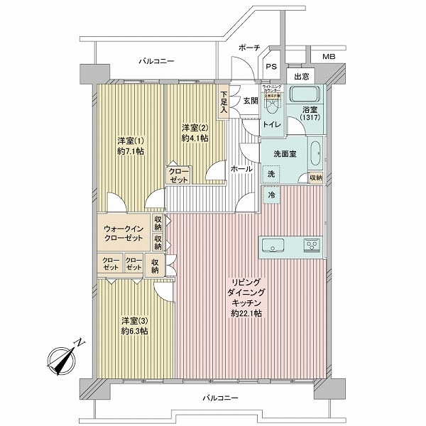 エル・シティ新浦安４番館 間取図