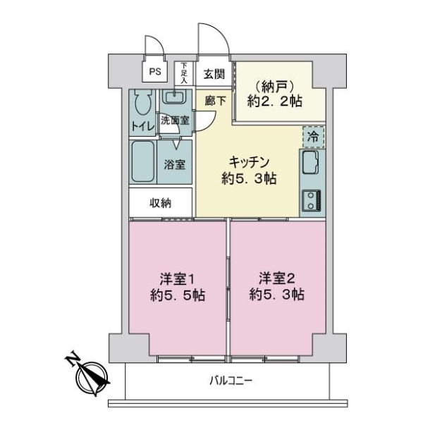 新大塚タウンプラザ 間取図