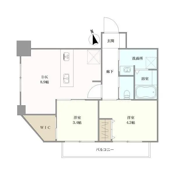 シュロス浅草 間取図