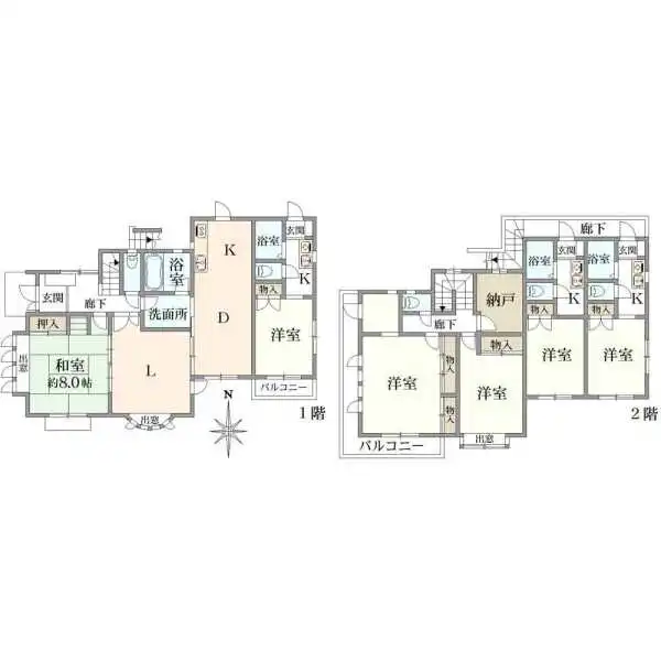 調布市東つつじケ丘３丁目 間取図