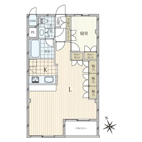 東山コーポラス 間取図