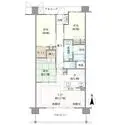 ル・パルトネール京都御屋敷町 間取図
