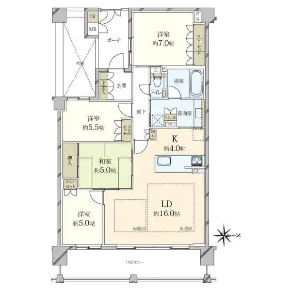 ザ・京都レジデンス岡崎 間取図