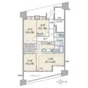 コンフォールスクエアさいたま新都心 間取図