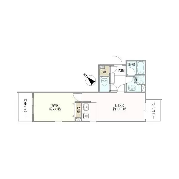 フェアロージュ初台 間取図
