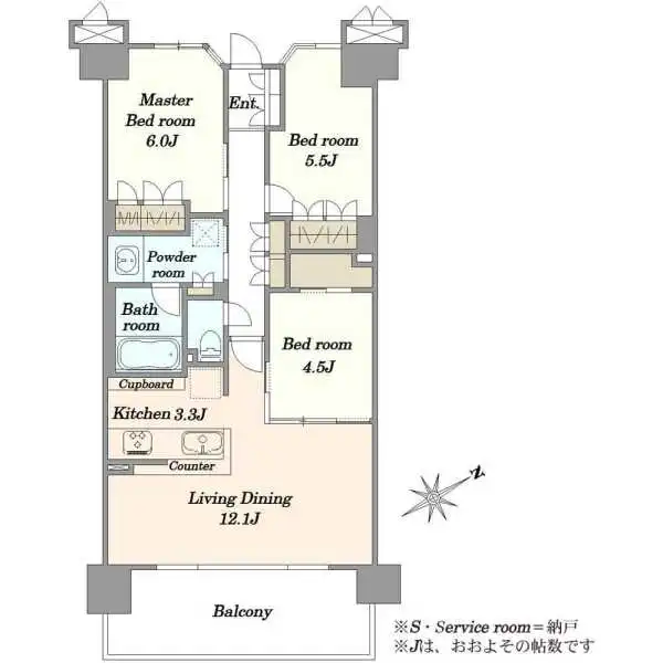 サングランデ津田沼 間取図