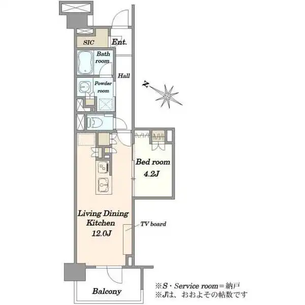 プラウド高田馬場 間取図