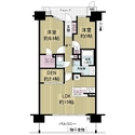 ルネシティパークス東三国 間取図