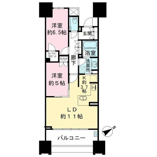 ザ・パークハウス名古屋　デイライトスクエア 間取図