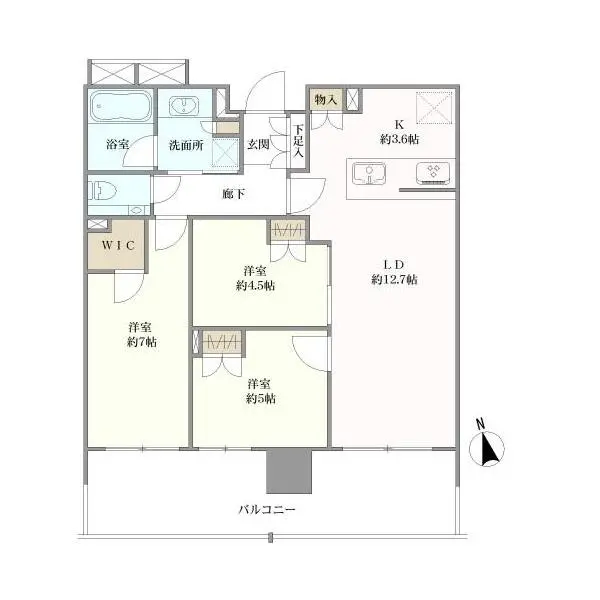 リビオタワー羽沢横浜国大 間取図