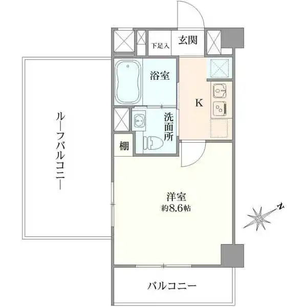 ロアール野方 間取図