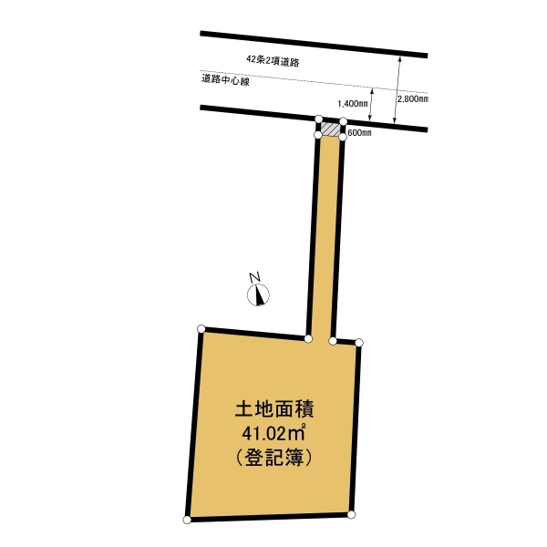 文京区千駄木２丁目 間取図