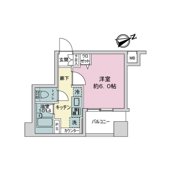 エル・ドゥーチェ蒲田 間取図