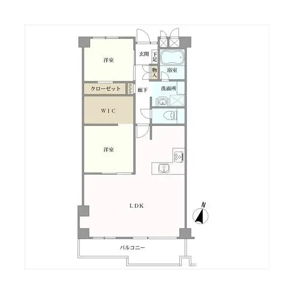 江古田パークハイツ 間取図