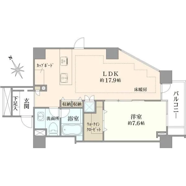 レグノ・ラフィネ南青山 間取図
